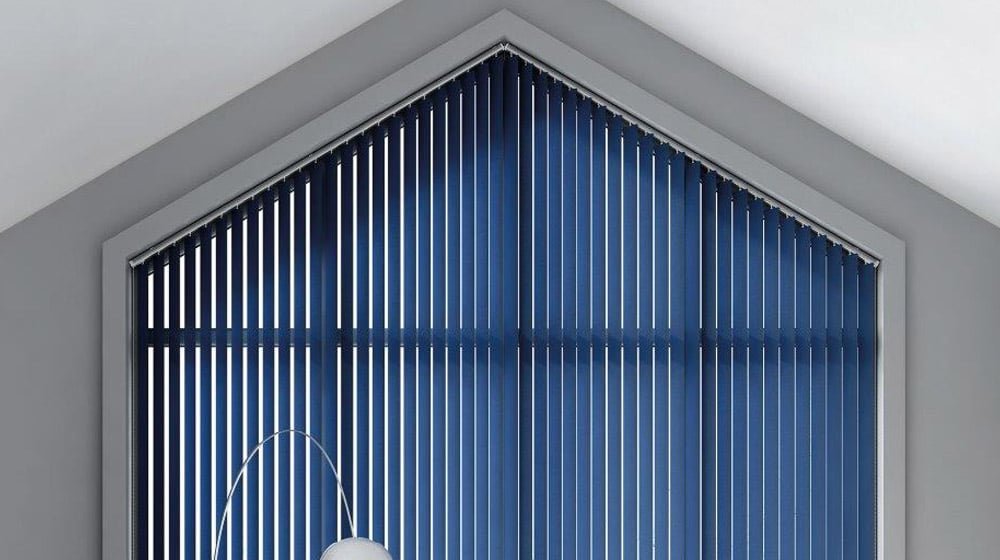 Trapezoid Window Blinds