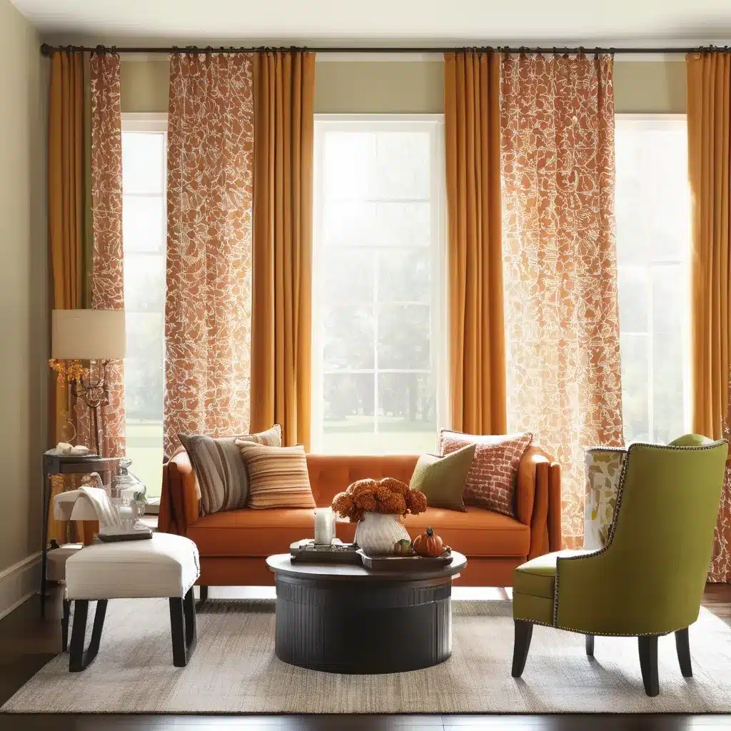 Fall-Inspired Window Treatments